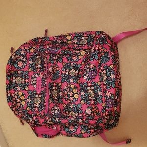 Vera Bradley Lighten Up Grand backpack, Pink Kaleidoscope Rose.
